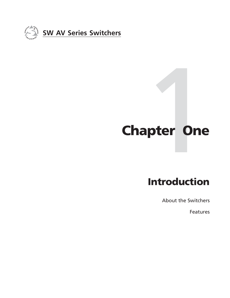 Extron Electronics SW AV Series User Guide User Manual | Page 7 / 50