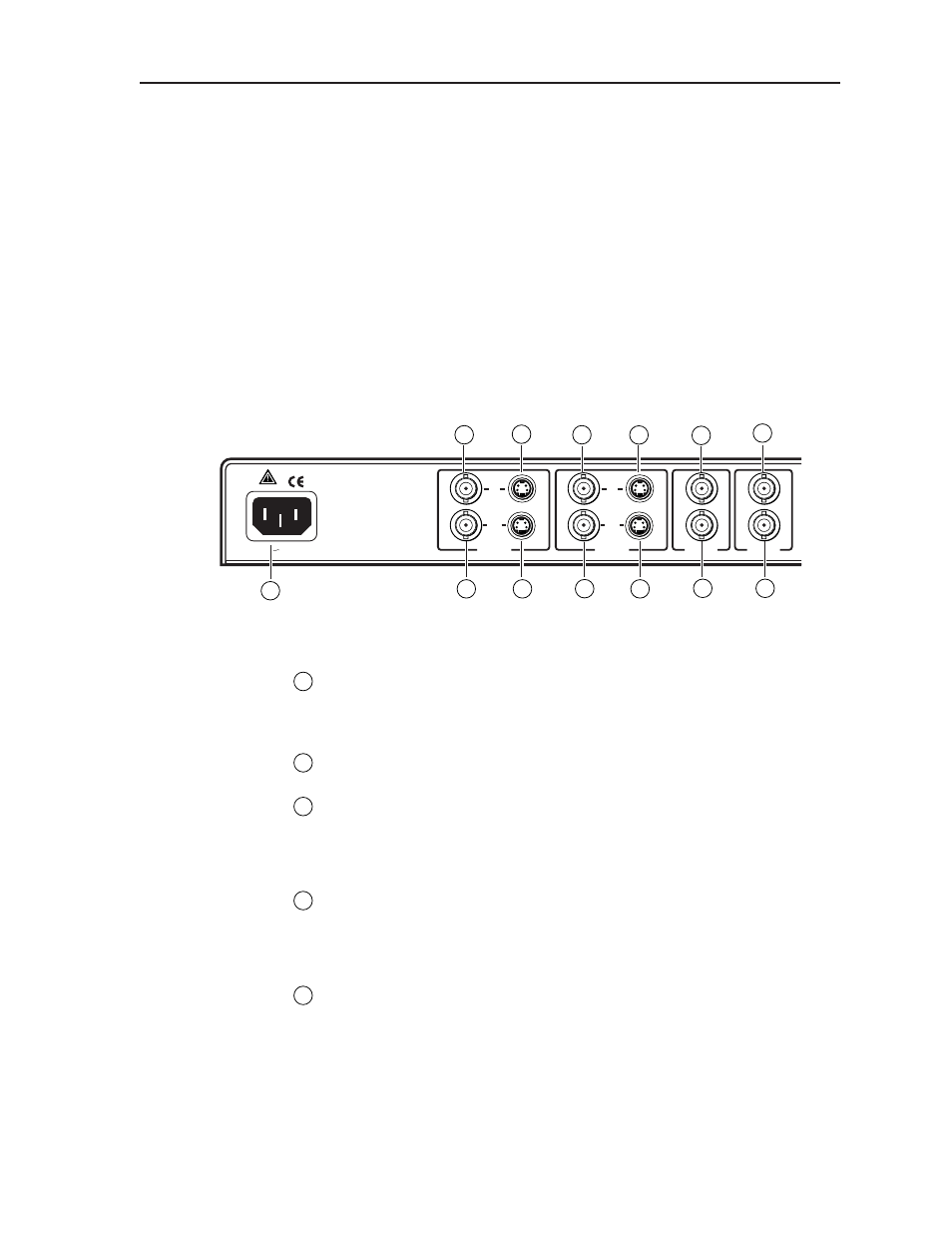 Cabling and rear panel views, Rack mounting, Power connection | Video input and output connections | Extron Electronics SVS 100 User Guide User Manual | Page 13 / 48