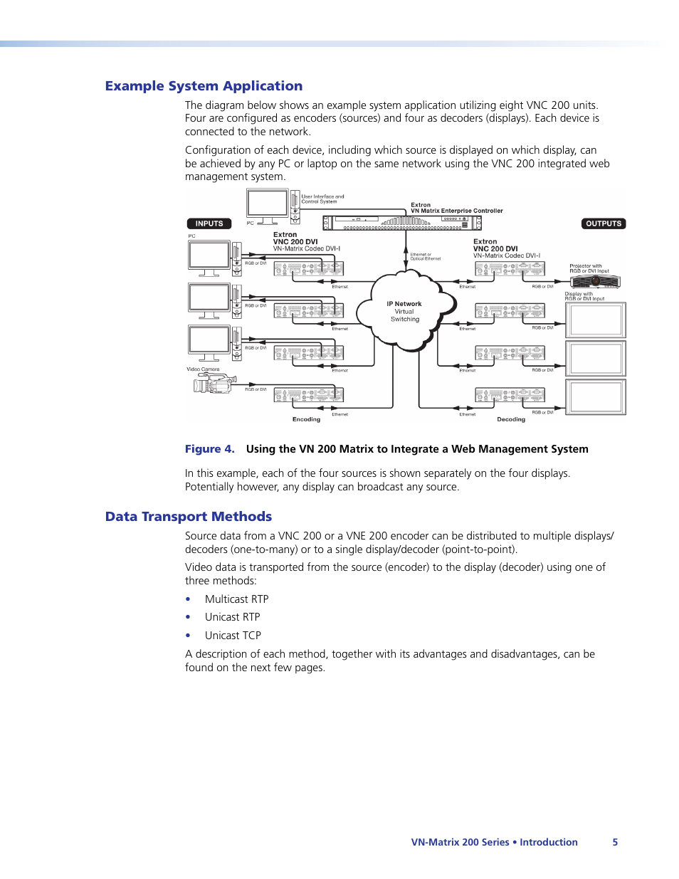 Extron Electronics VN-Matrix 200 Series User Manual | Page 10 / 123