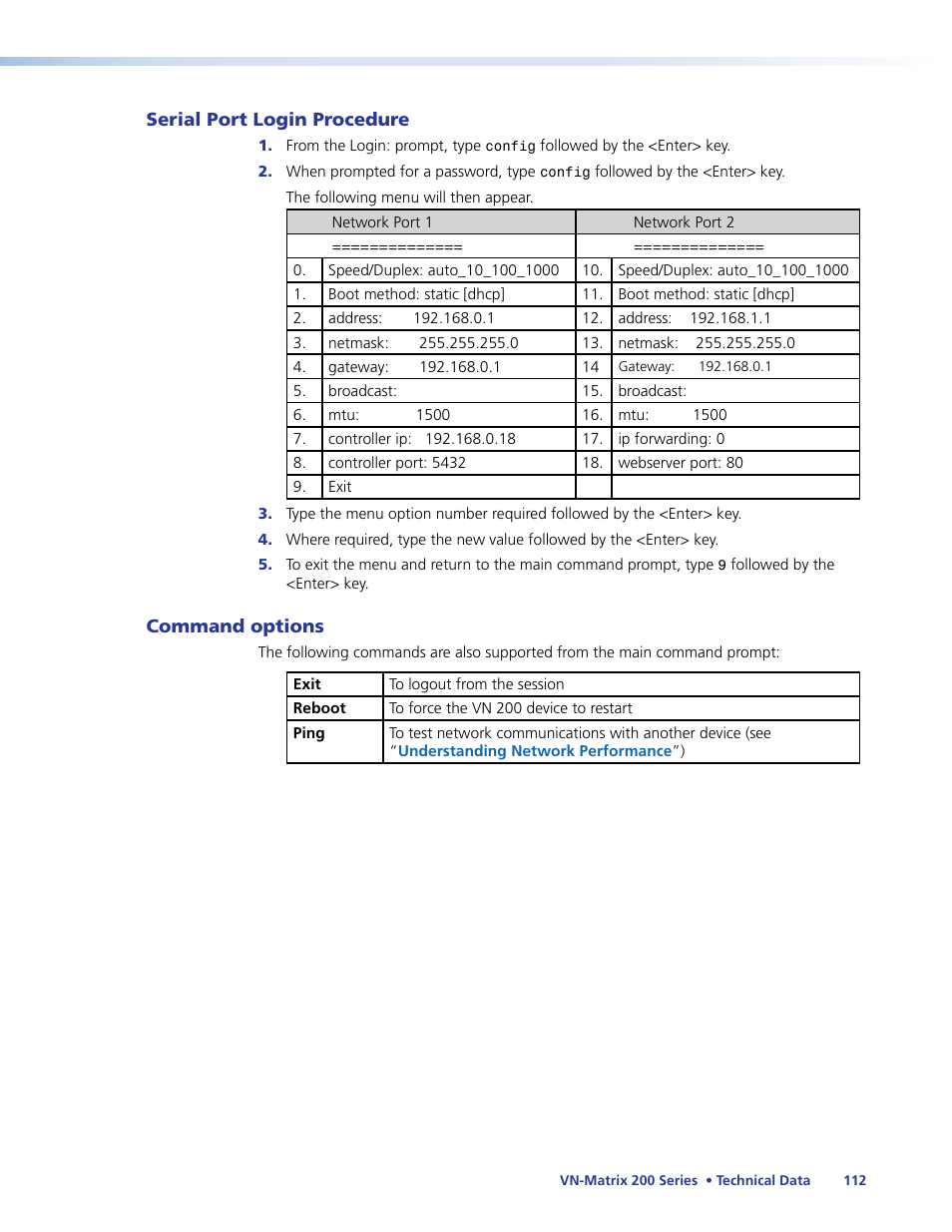 Extron Electronics VN-Matrix 200 Series User Manual | Page 117 / 123