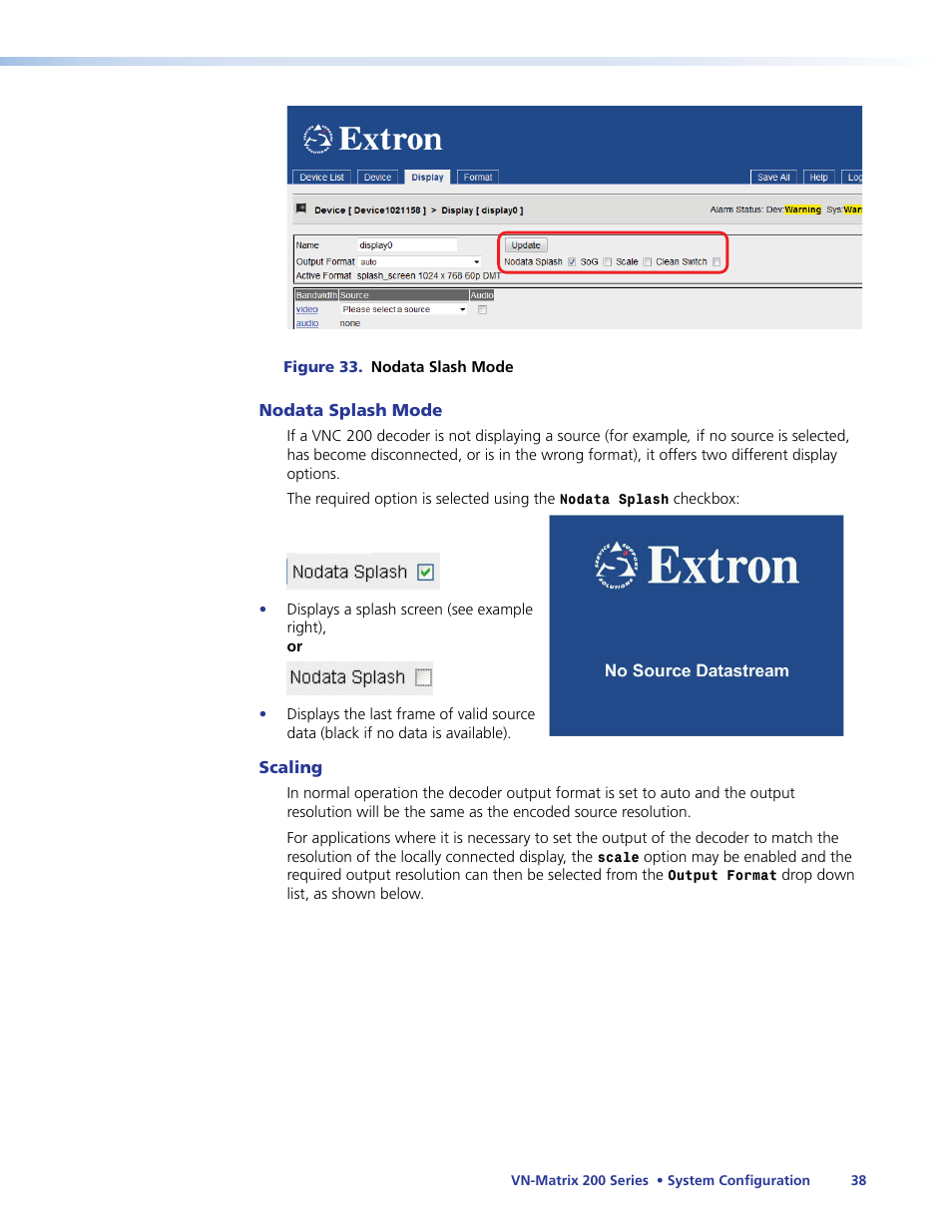 Extron Electronics VN-Matrix 200 Series User Manual | Page 43 / 123