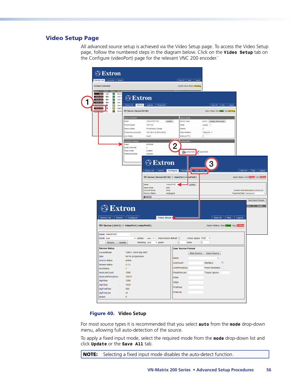 Extron Electronics VN-Matrix 200 Series User Manual | Page 61 / 123