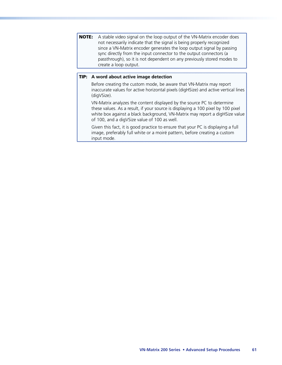 Extron Electronics VN-Matrix 200 Series User Manual | Page 66 / 123