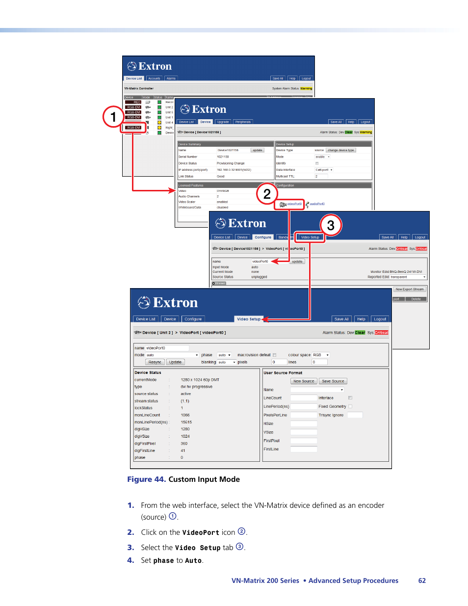 Extron Electronics VN-Matrix 200 Series User Manual | Page 67 / 123