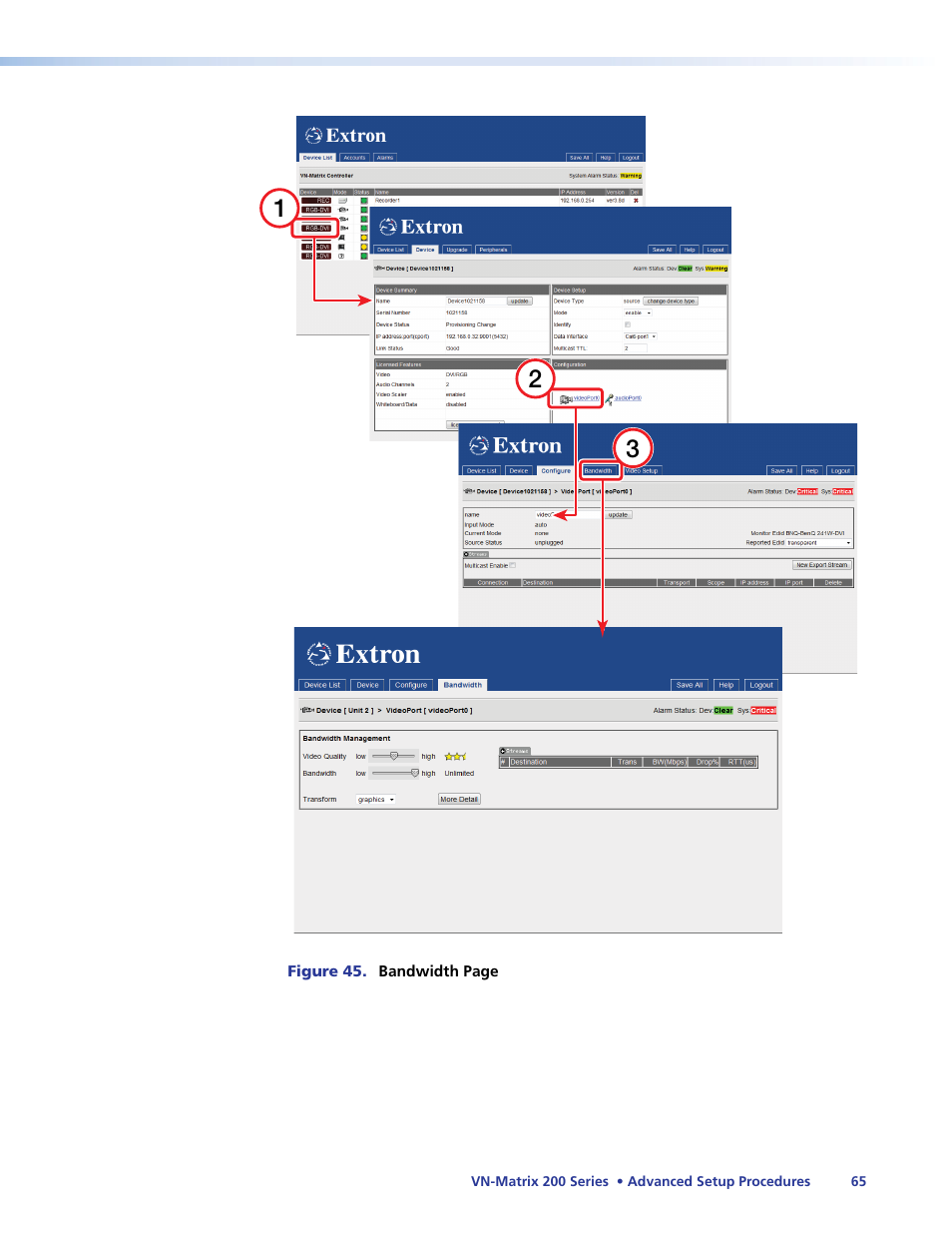 Extron Electronics VN-Matrix 200 Series User Manual | Page 70 / 123