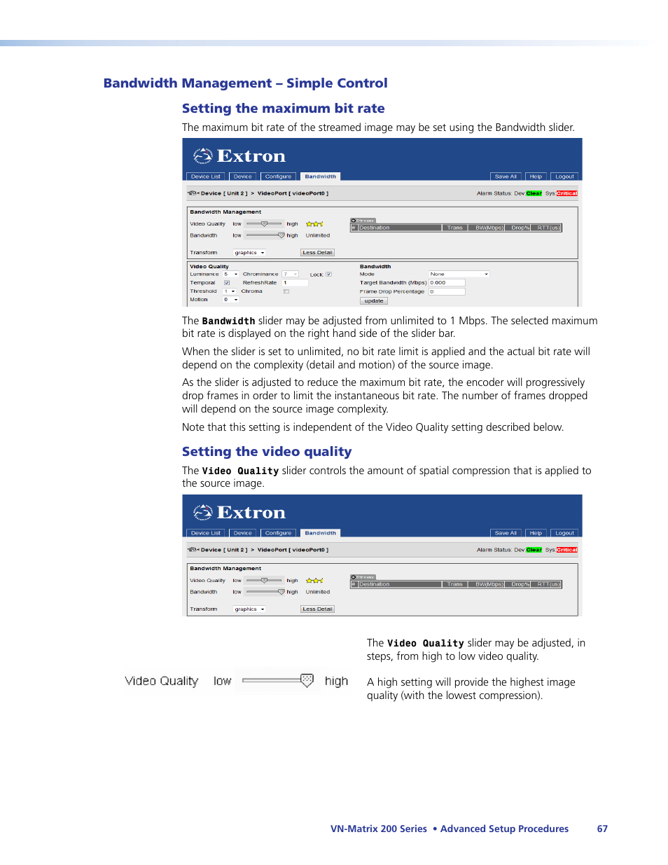 Extron Electronics VN-Matrix 200 Series User Manual | Page 72 / 123