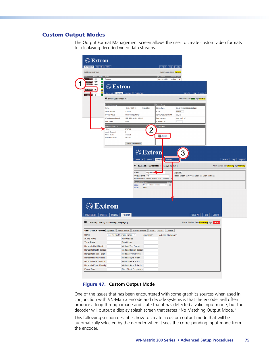 Extron Electronics VN-Matrix 200 Series User Manual | Page 80 / 123