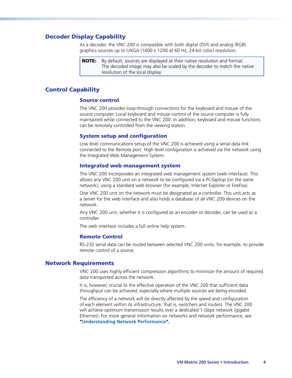 Extron Electronics VN-Matrix 200 Series User Manual | Page 9 / 123