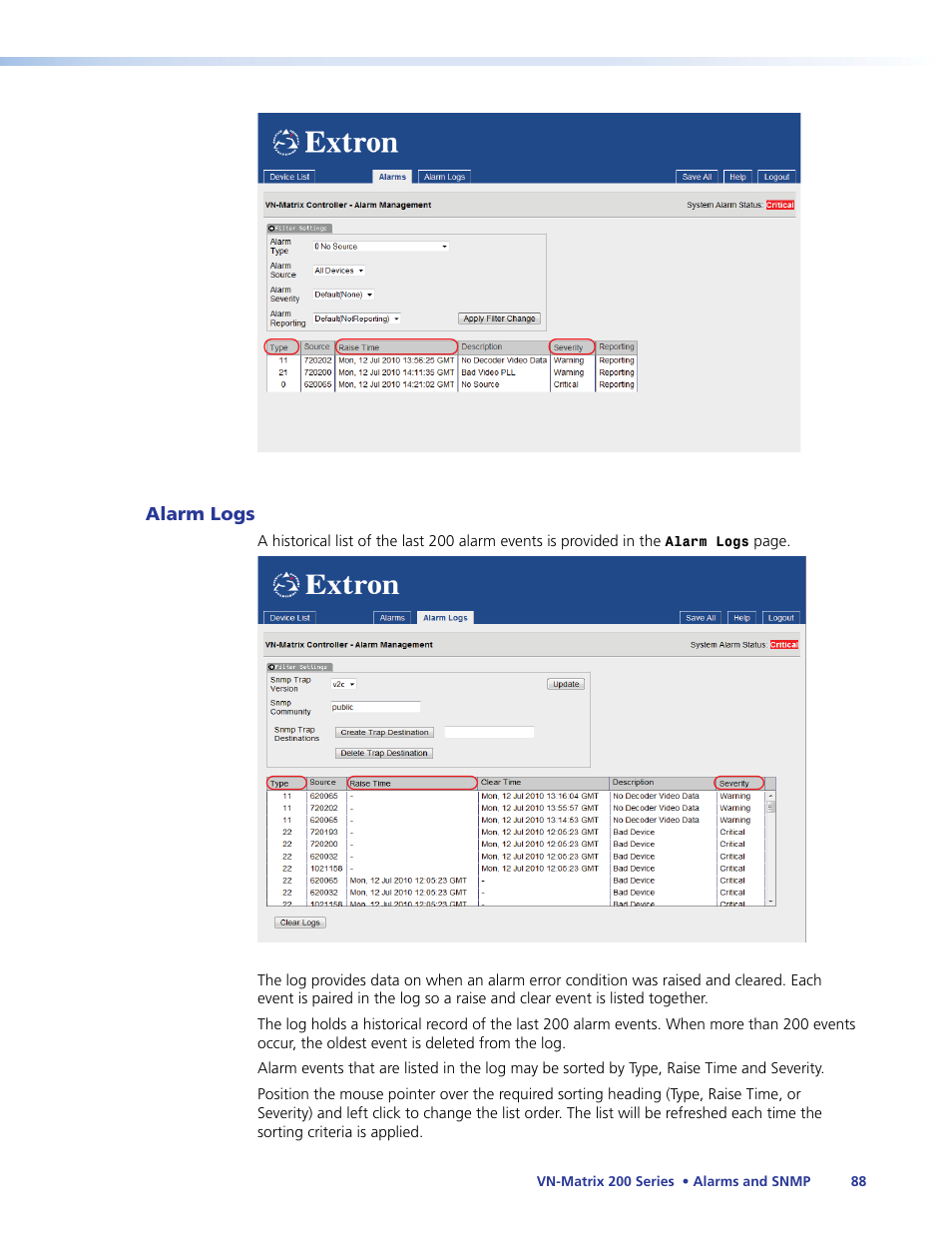 Extron Electronics VN-Matrix 200 Series User Manual | Page 93 / 123