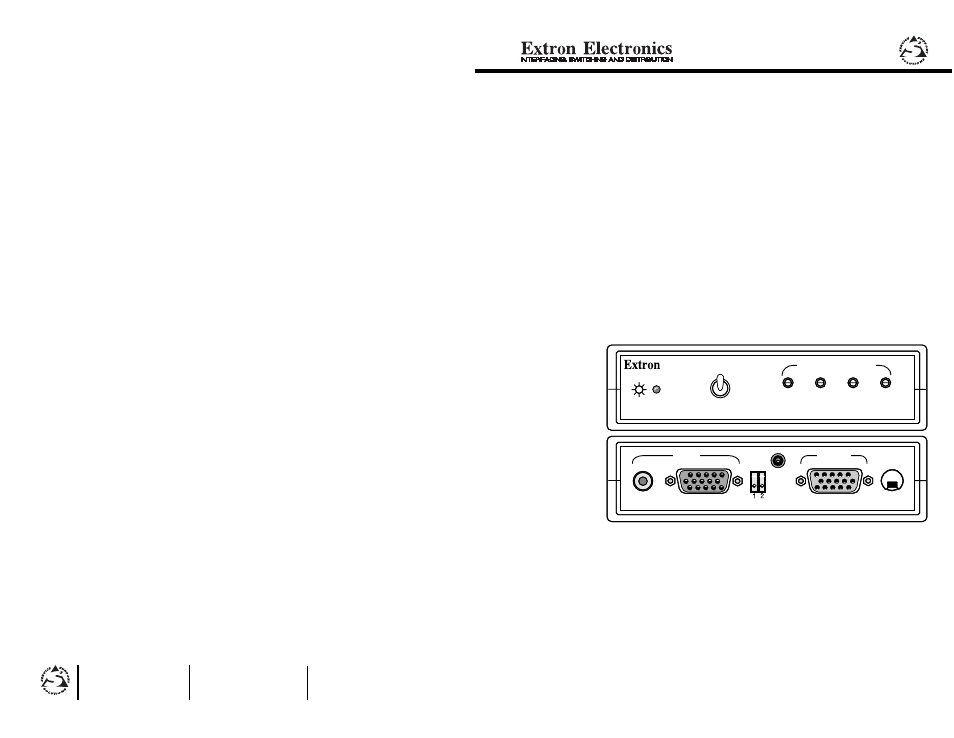 Extron Electronics VLD 50 User Guide User Manual | 2 pages