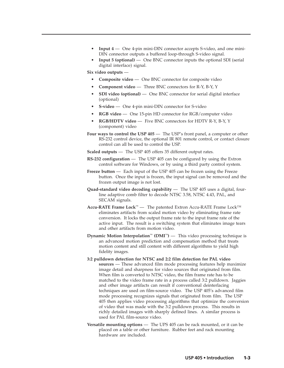 Extron Electronics USP 405 User Guide User Manual | Page 15 / 64