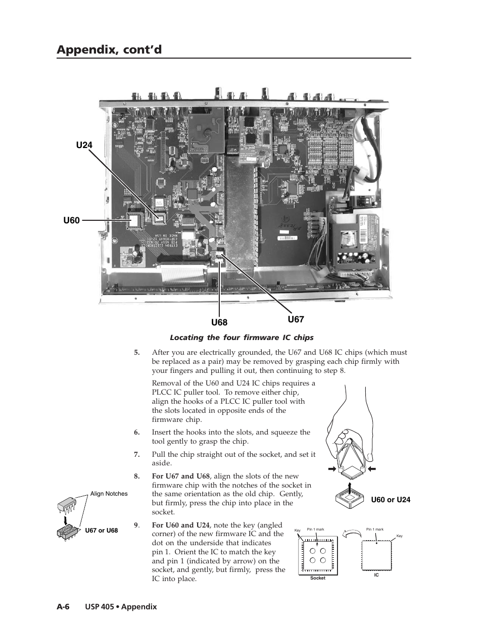 Appendix, cont’d | Extron Electronics USP 405 User Guide User Manual | Page 58 / 64