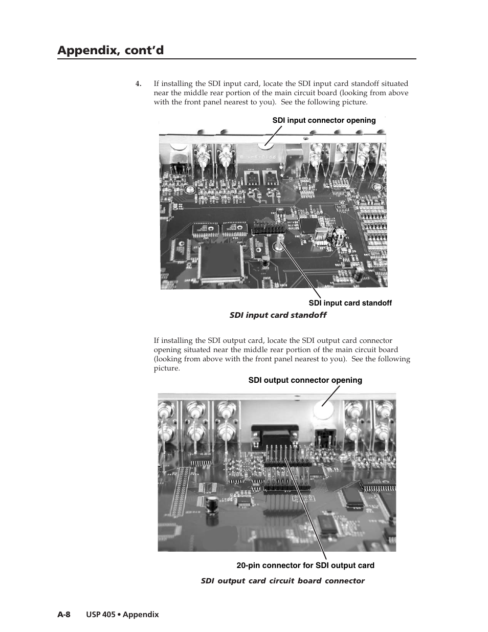Appendix, cont’d | Extron Electronics USP 405 User Guide User Manual | Page 60 / 64
