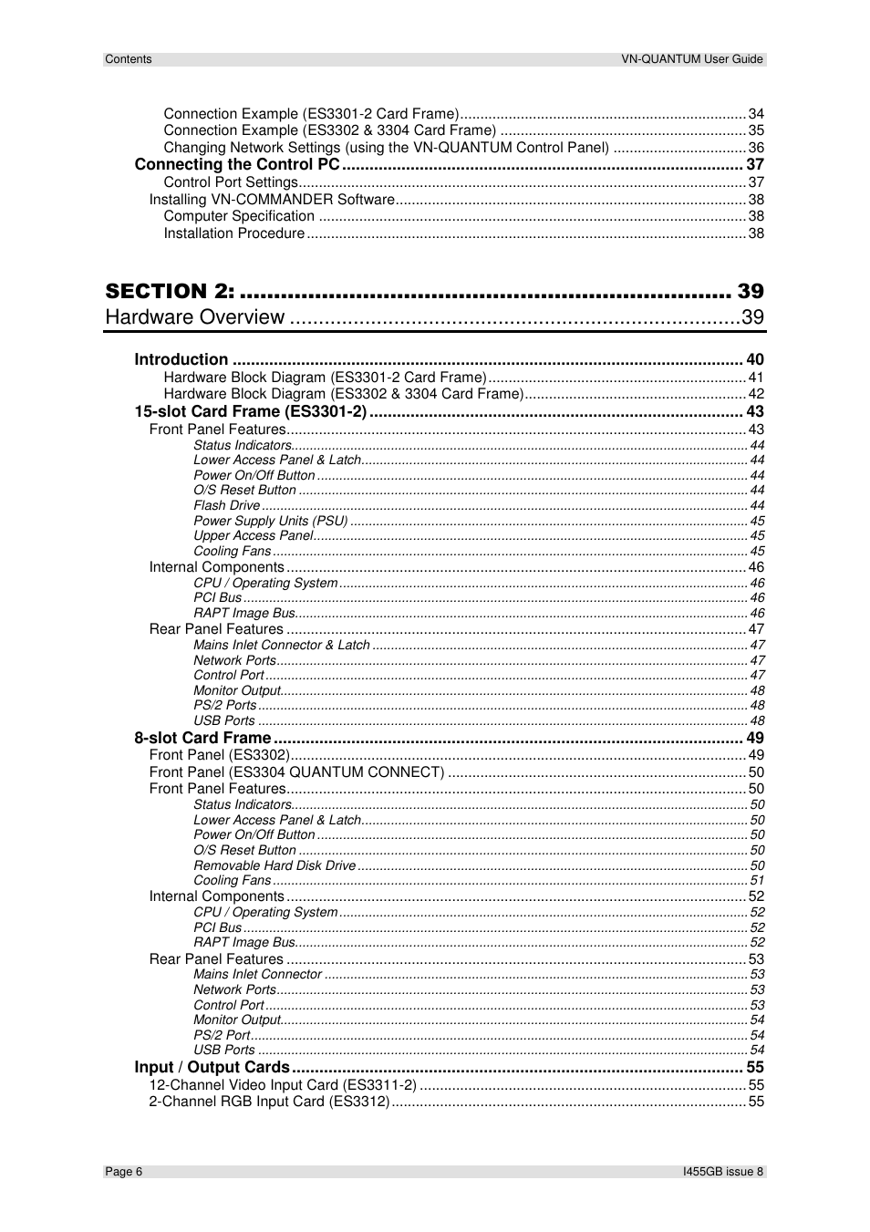 Hardware overview | Extron Electronics VN-QUANTUM User Guide User Manual | Page 6 / 109