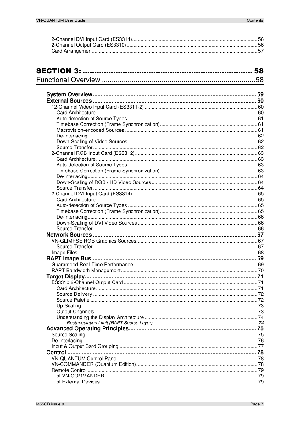 Functional overview | Extron Electronics VN-QUANTUM User Guide User Manual | Page 7 / 109