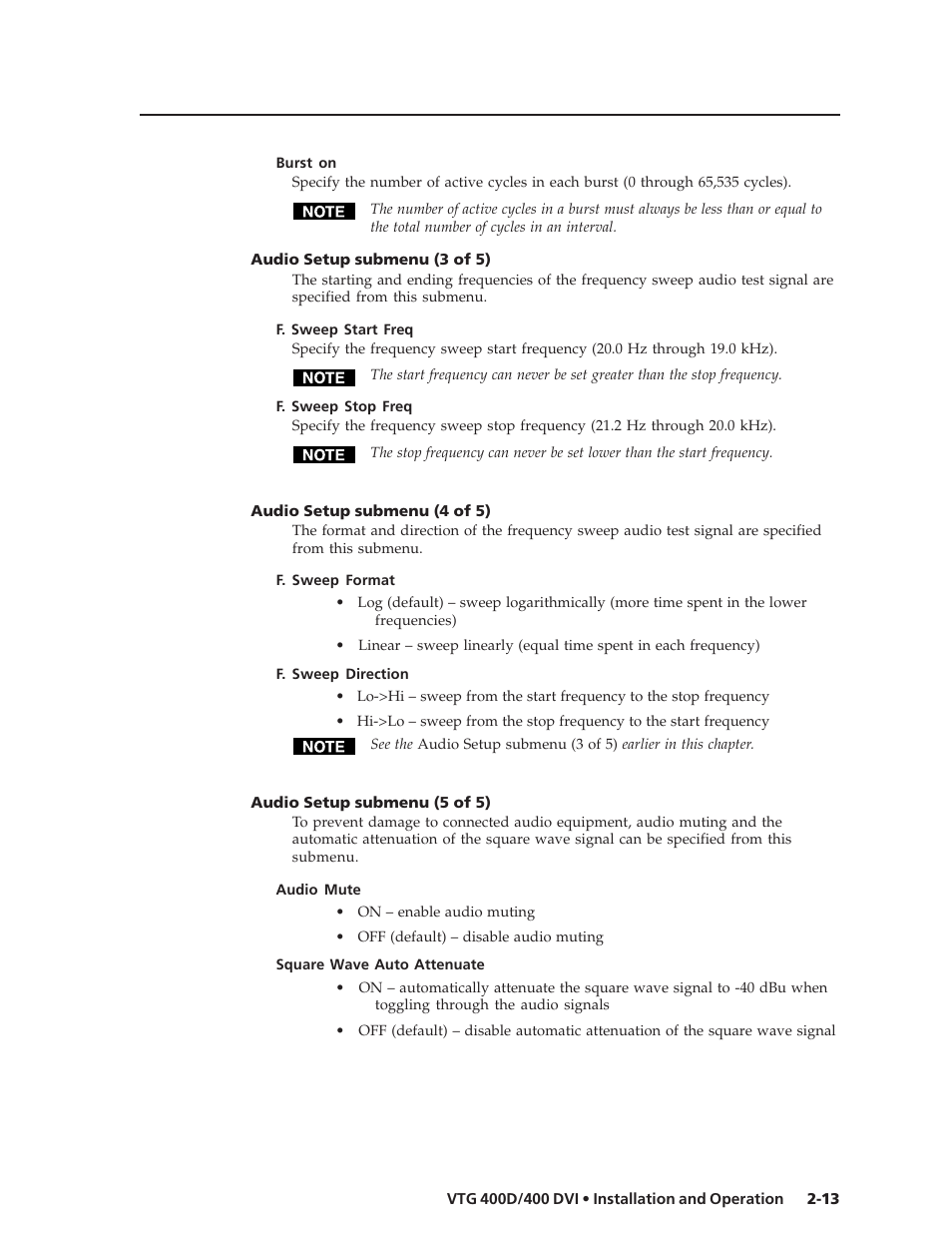 Extron Electronics VTG 400D_400 DVI User Guide User Manual | Page 23 / 88