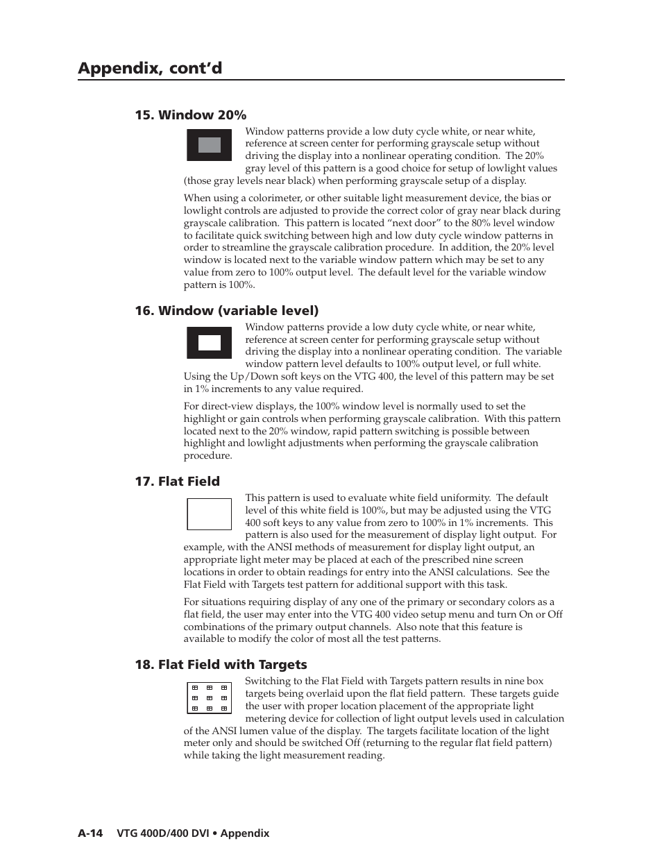 Appendix, cont’d | Extron Electronics VTG 400D_400 DVI User Guide User Manual | Page 78 / 88