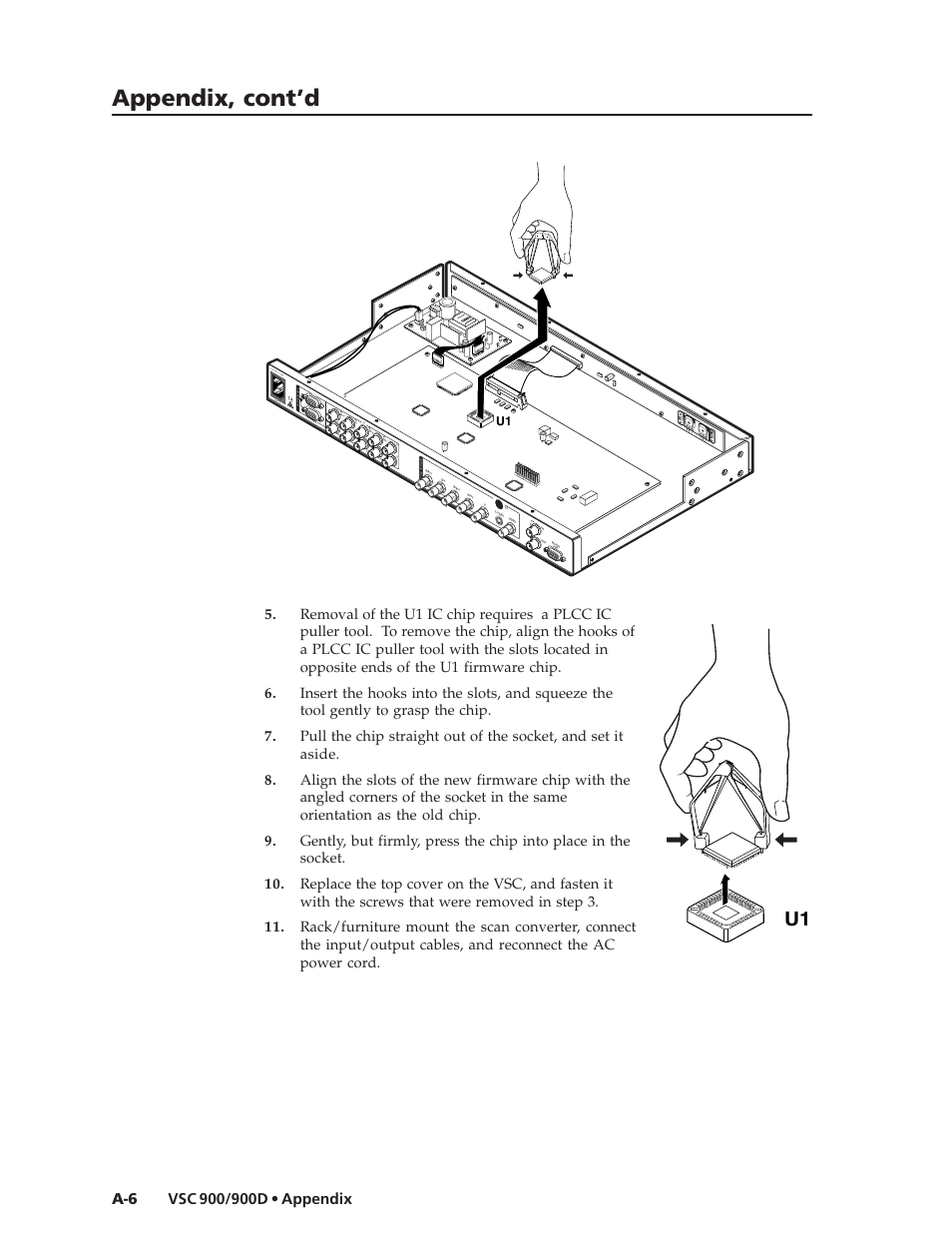 Appendix, cont’d | Extron Electronics VSC 900_900D User Guide User Manual | Page 46 / 50