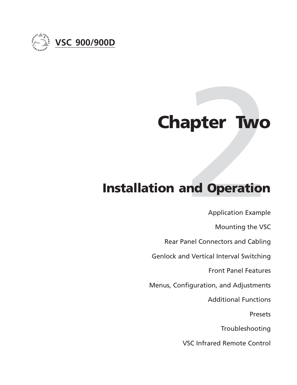 Extron Electronics VSC 900_900D User Guide User Manual | Page 9 / 50