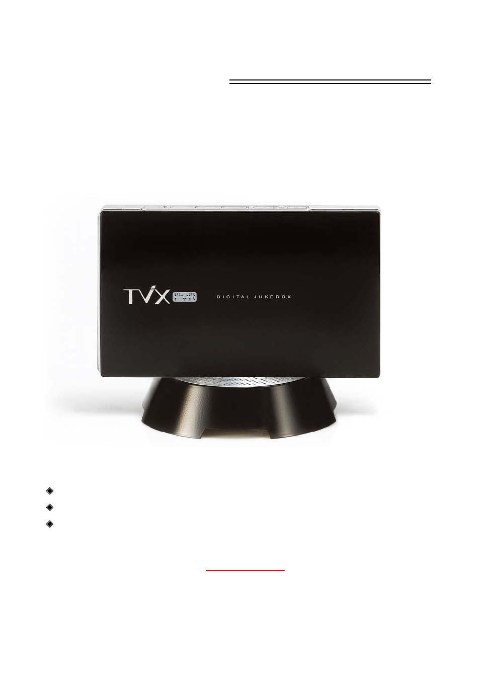 DVico TVIX PVR R-2230 User Manual | 68 pages