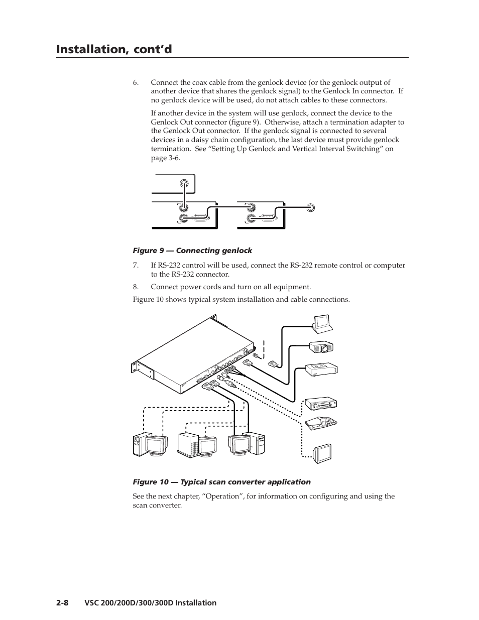 Installation, cont’d | Extron Electronics VSC 300_300D User Guide User Manual | Page 18 / 54