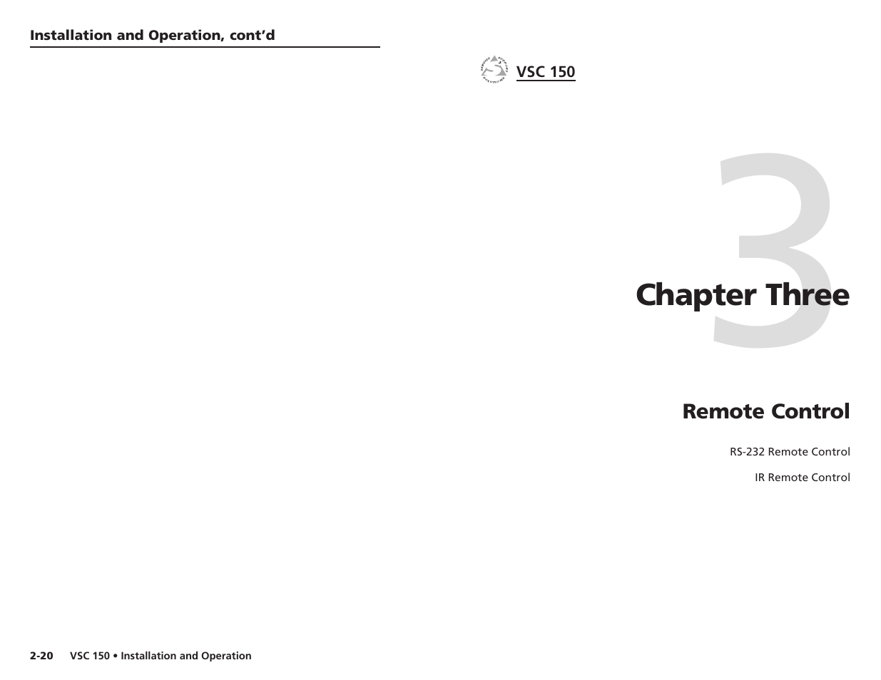 Extron Electronics VSC 150 User Guide User Manual | Page 16 / 23