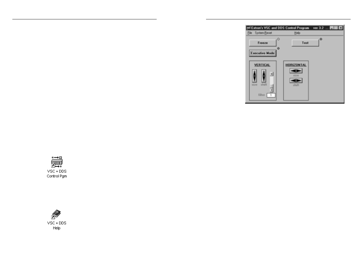 Remote control, cont’d, Control software for windows | Extron Electronics VSC 75 User Guide User Manual | Page 15 / 19