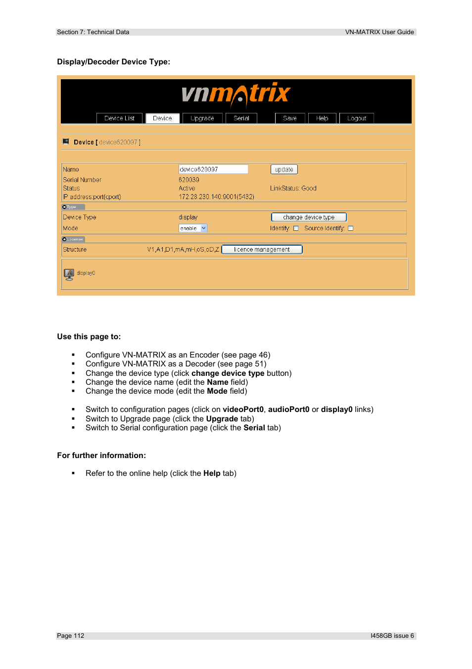 Extron Electronics VN-MATRIX User Guide User Manual | Page 112 / 138