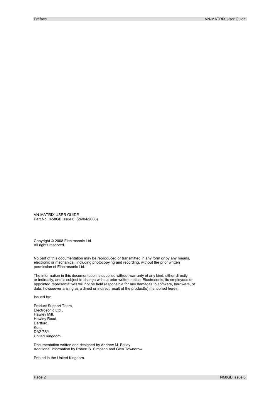 Extron Electronics VN-MATRIX User Guide User Manual | Page 2 / 138