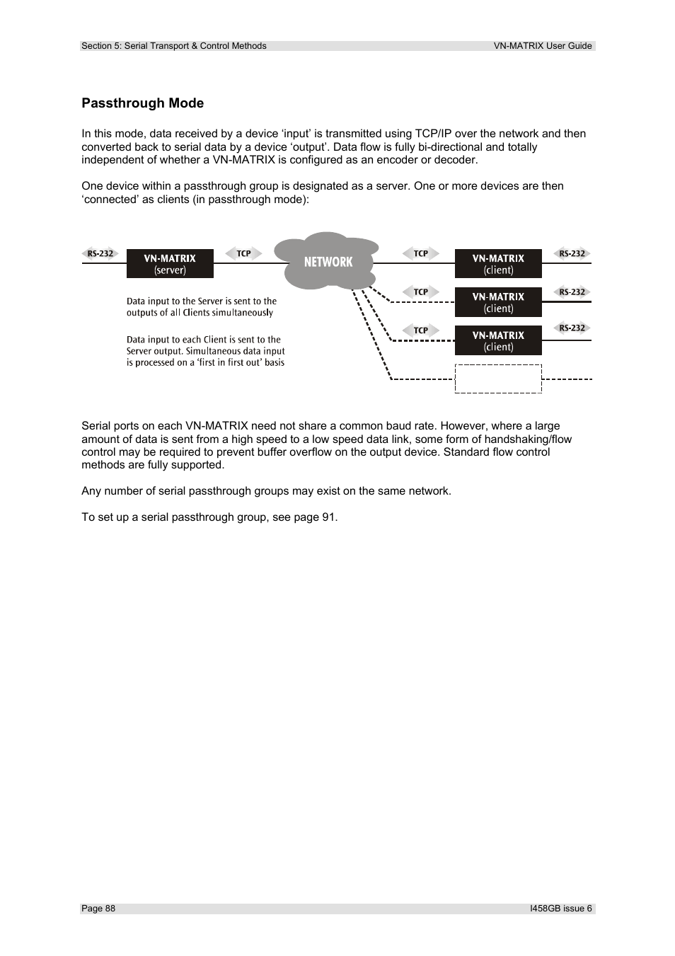 Passthrough mode | Extron Electronics VN-MATRIX User Guide User Manual | Page 88 / 138