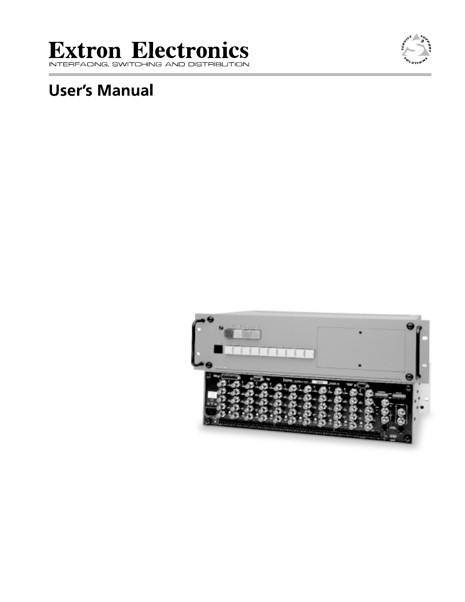 Extron Electronics System 8_10 Plus User Manual | 78 pages
