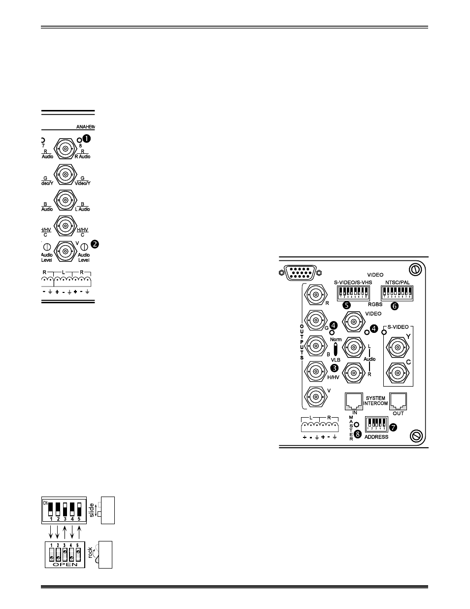 Rear panel overview | Extron Electronics System 8_10 Plus User Manual | Page 16 / 78