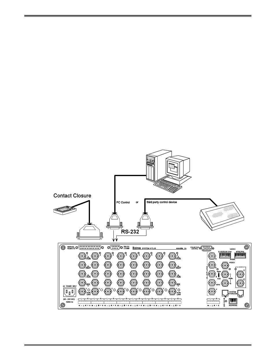 Controlling the system 8/10 p, Switchers | Extron Electronics System 8_10 Plus User Manual | Page 36 / 78