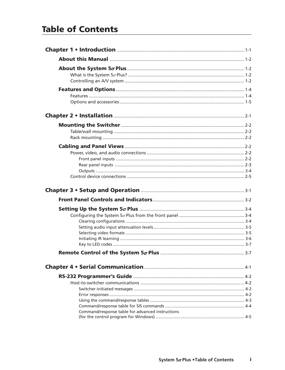 Extron Electronics System 5cr Plus User Manual | Page 7 / 46