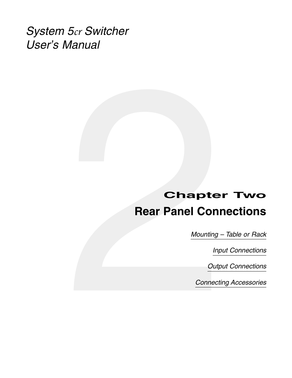 Extron Electronics System 5cr User Manual | Page 11 / 40