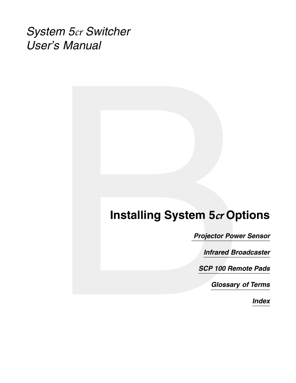 Extron Electronics System 5cr User Manual | Page 33 / 40