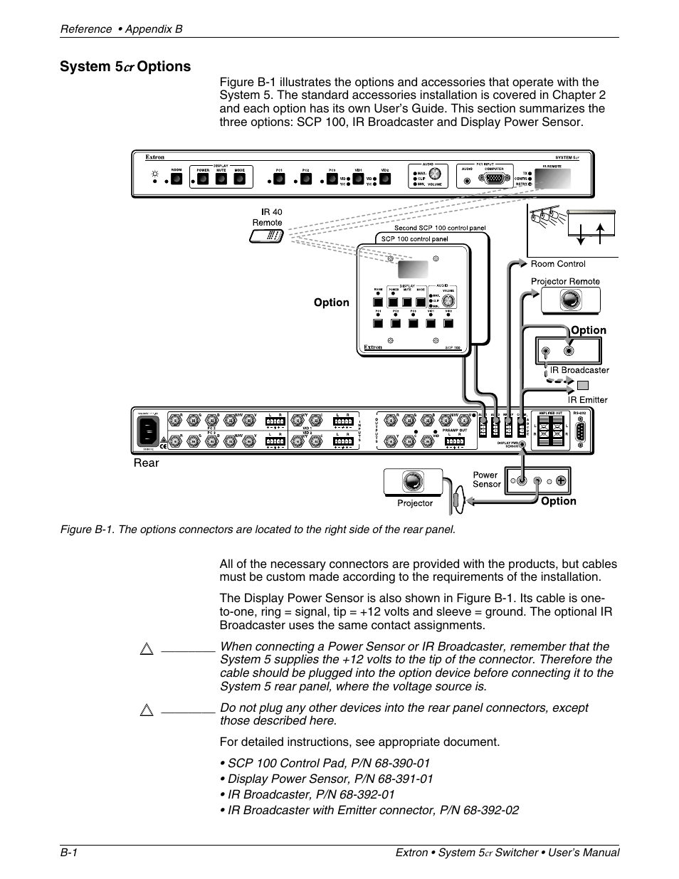 Extron Electronics System 5cr User Manual | Page 34 / 40