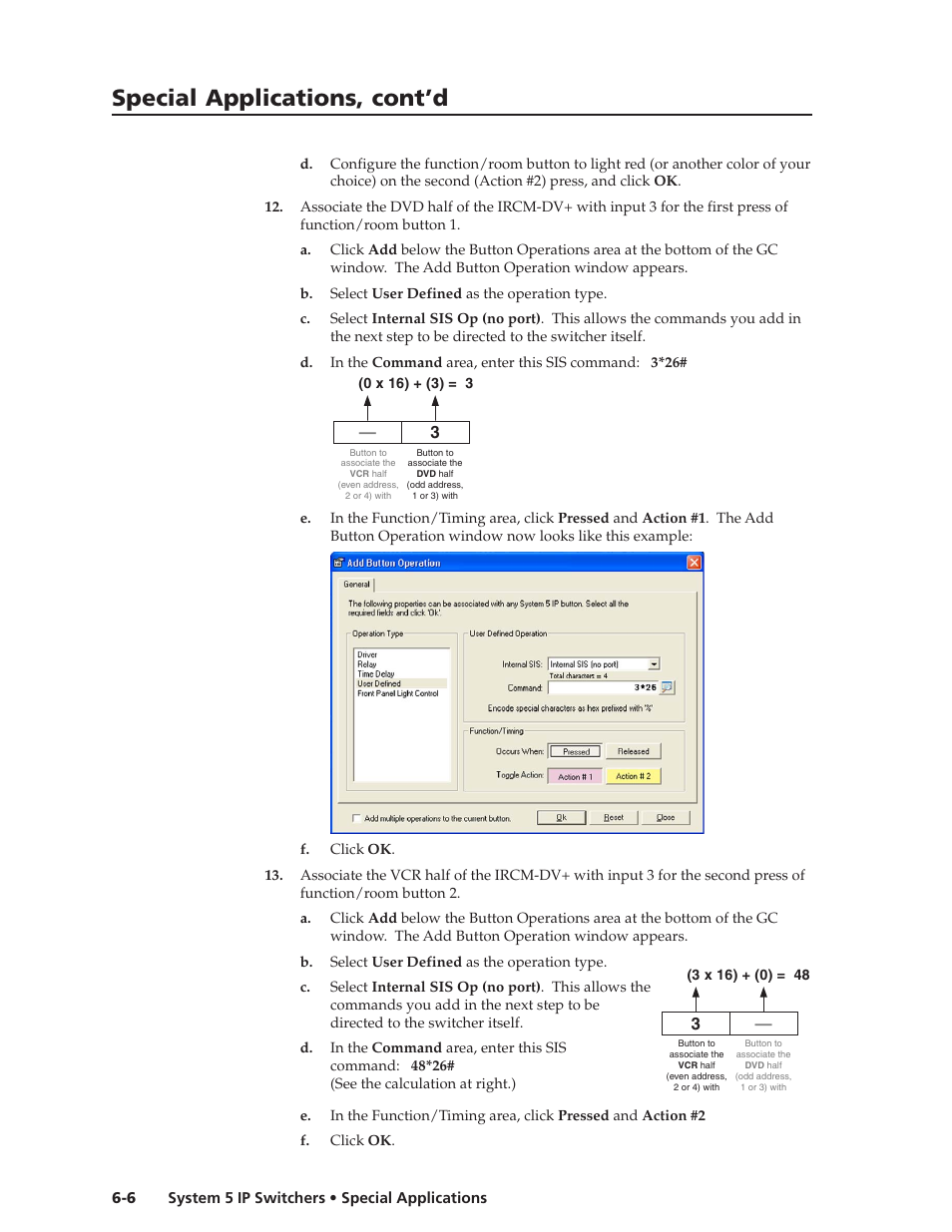 Special applications, cont’d | Extron Electronics System 5 IP Series User Guide User Manual | Page 100 / 126