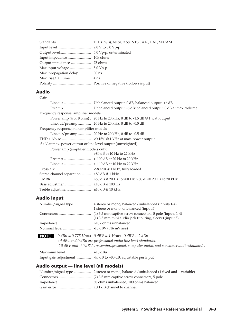 Preliminar y | Extron Electronics System 5 IP Series User Guide User Manual | Page 109 / 126