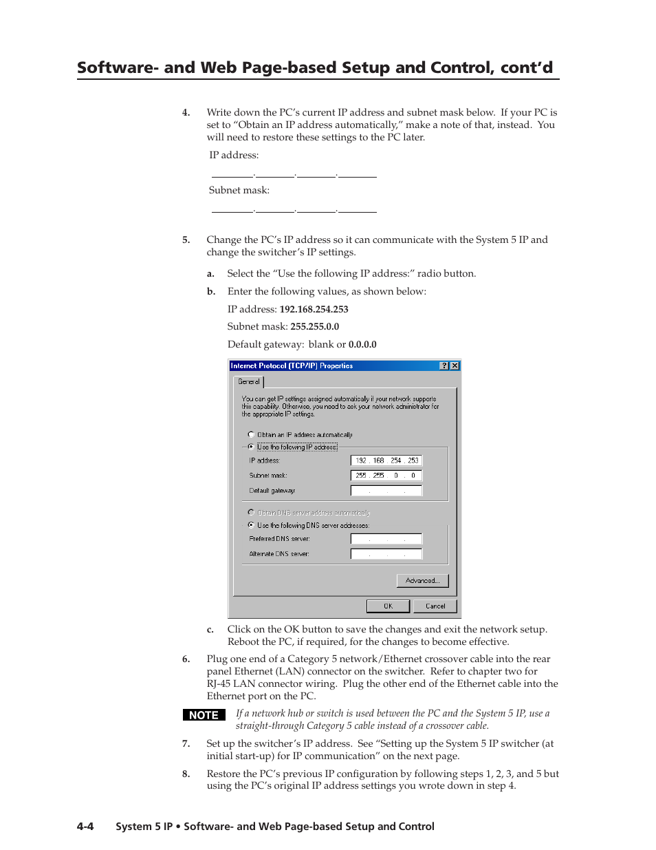 Preliminar y | Extron Electronics System 5 IP Series User Guide User Manual | Page 40 / 126