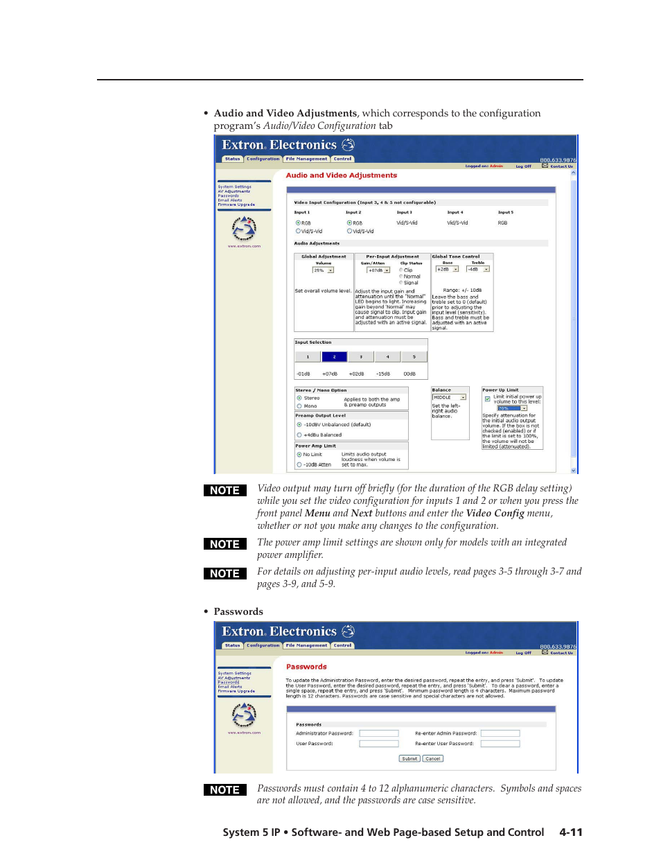 Preliminar y | Extron Electronics System 5 IP Series User Guide User Manual | Page 47 / 126