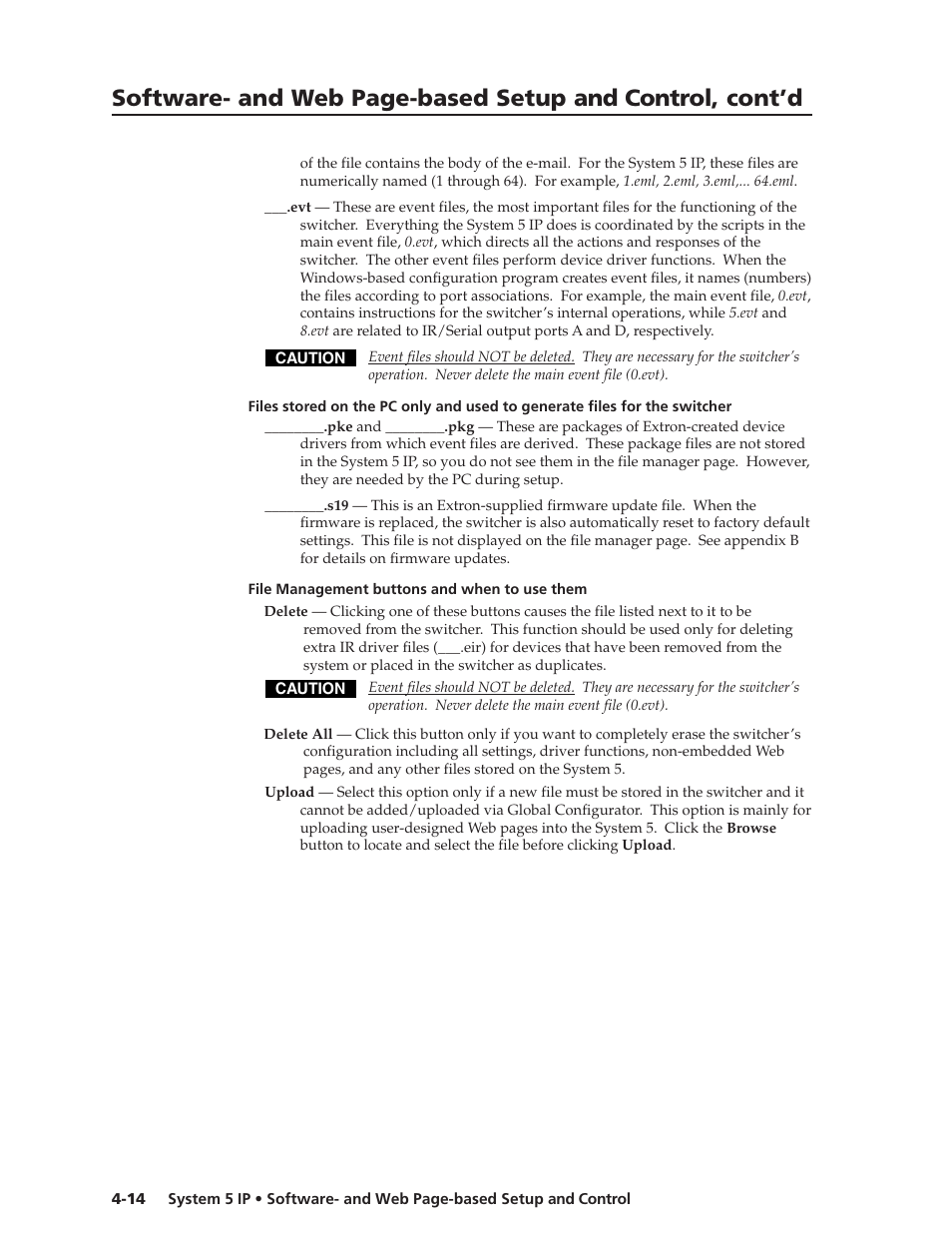 Preliminar y | Extron Electronics System 5 IP Series User Guide User Manual | Page 50 / 126