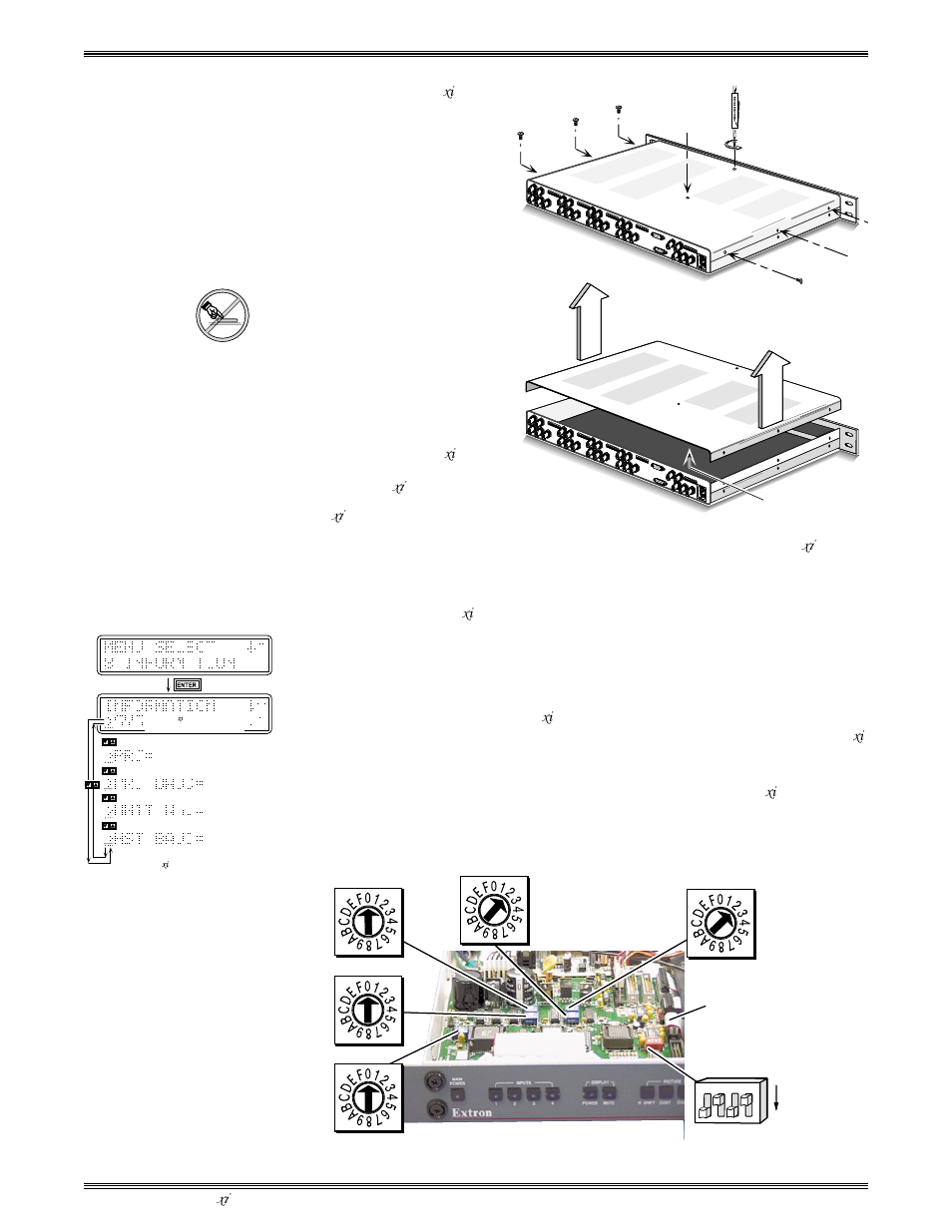 Chapter 2 • configuration and installation | Extron Electronics System 4xi Series User Manual | Page 19 / 76