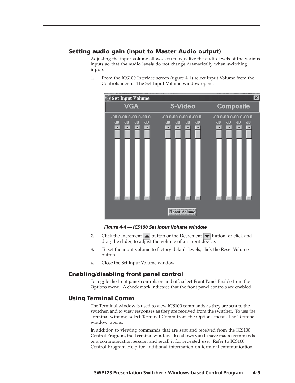 Extron Electronics SWP123 User Manual | Page 27 / 50