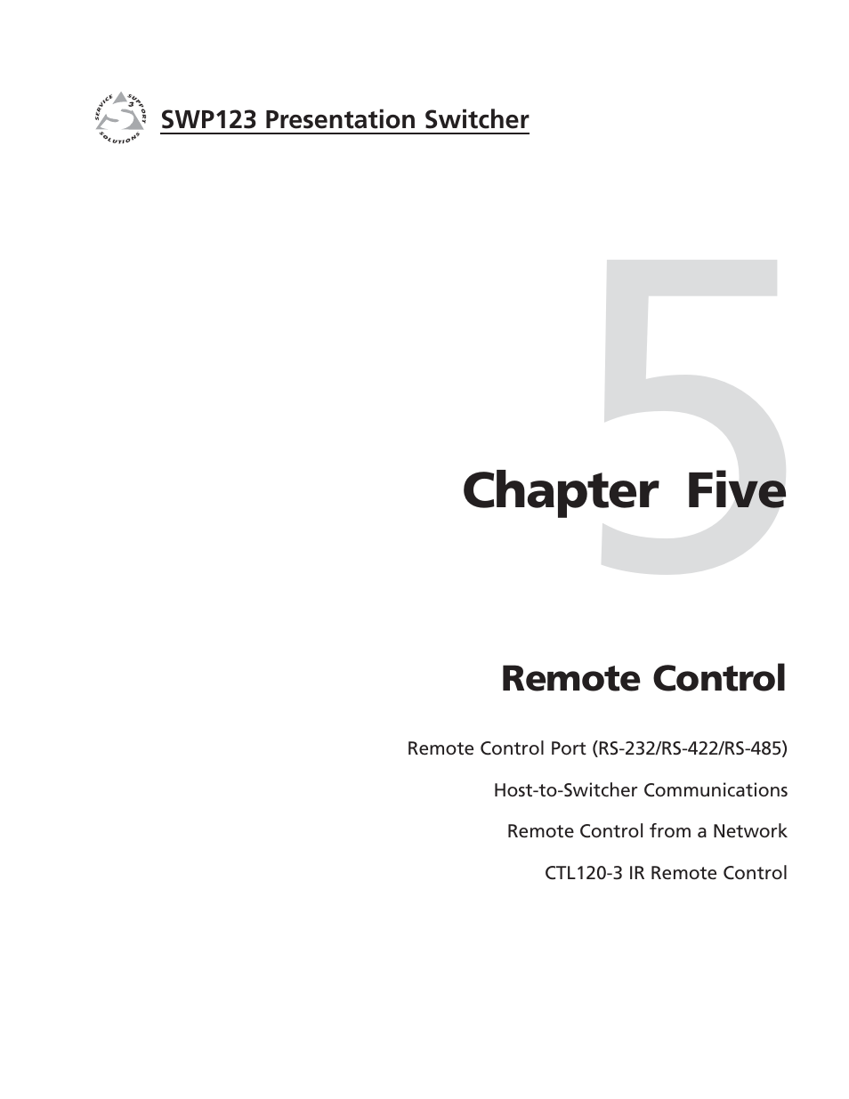 Extron Electronics SWP123 User Manual | Page 29 / 50