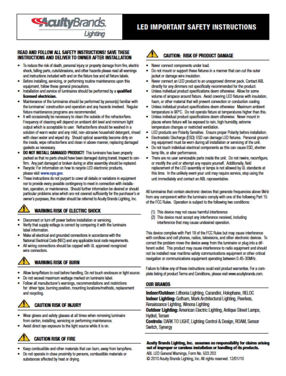 Gotham EVO Shower Trim User Manual | 6 pages