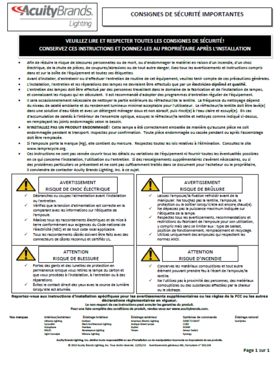 Gotham GVRT Lightshield User Manual | Page 2 / 6