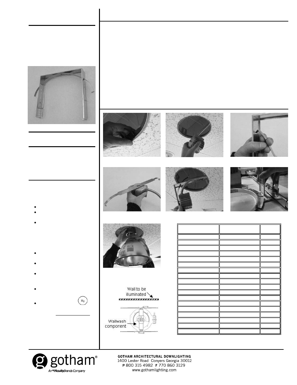 Gotham Yoke User Manual | 1 page