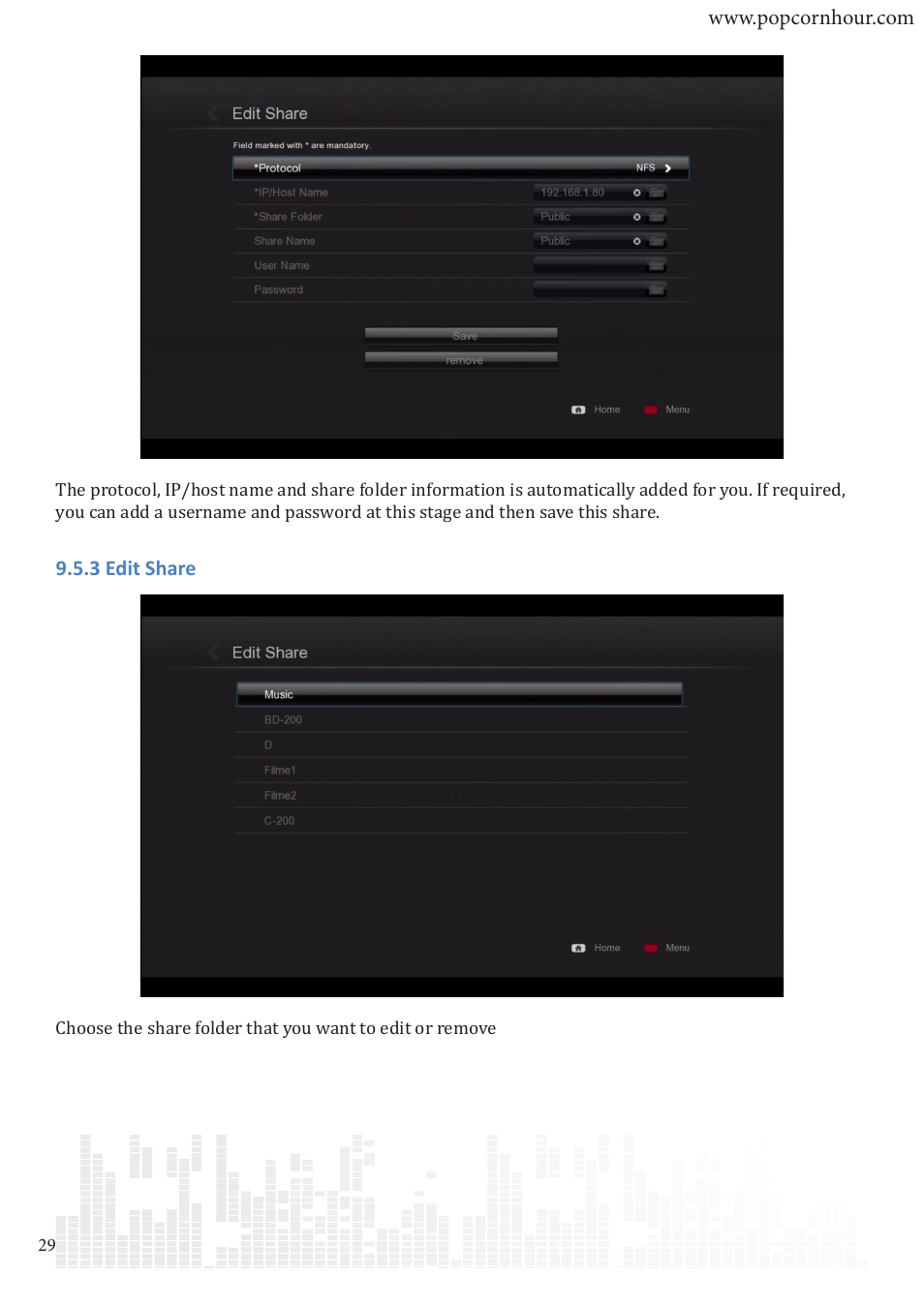 POPCORN HOUR C-300 User Manual | Page 30 / 81