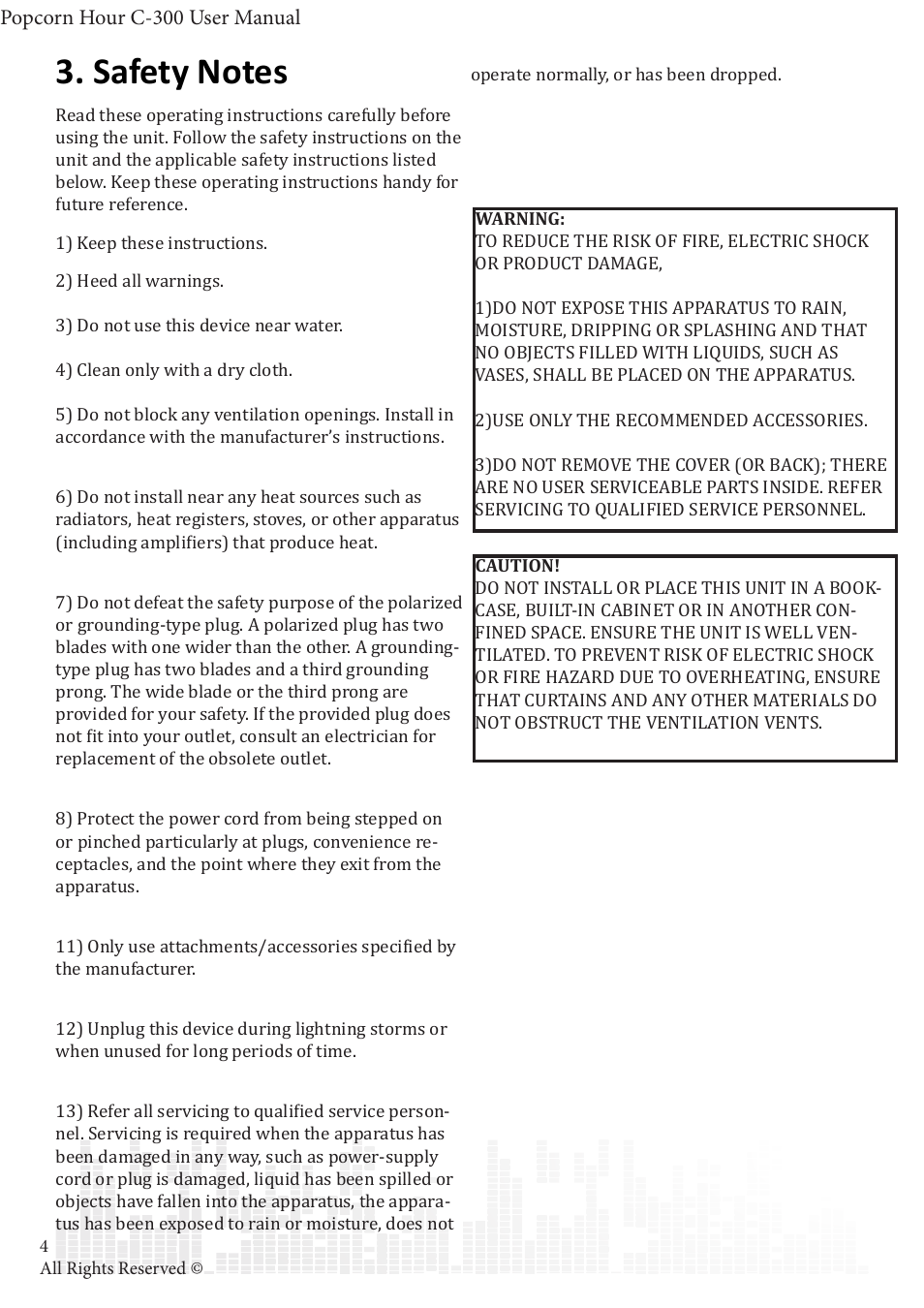 POPCORN HOUR C-300 User Manual | Page 5 / 81